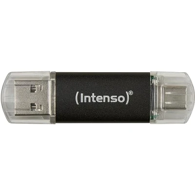 Abbildung von Intenso Twist Line 64 GB, Dual USB Stick 3.2 Gen 1x1, C und A, 70MB/s, Anthrazit