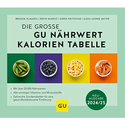 Abbildung von Die große GU Nährwert Kalorien Tabelle 2024/25 (GU Tabellenwerk Gesundheit)