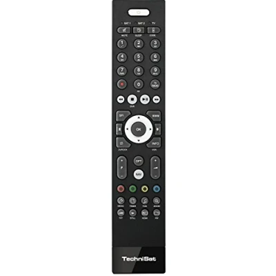 Abbildung von TechniSat TECHNICONTROL Fernbedienung (passend zu ISIO Digitalreceivern und TV Geräten von TechniSat) schwarz
