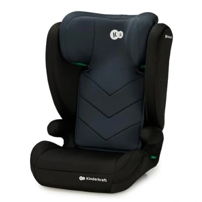 Abbildung von Kinderkraft I SPARK Size Babyautositz, Gruppe 2/3, 100 150 cm, von 3,5 bis 12 Jahre, 15 36 kg, leicht (4,5 kg), 3 Punkt Sicherheitsgurt, Seitenschutz, Schwarz