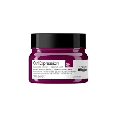 Abbildung von L&#039;Oréal Professionnel Reichhaltige feuchtigkeitsspendende Intensive Maske für lockiges, lockiges und krauses Haar, Curl Expression Serie Expert, 250 ml