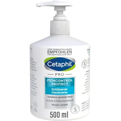 Abbildung von CETAPHIL PRO ItchControl Protect Schützende Handcreme, 500ml, Für sehr trockene und gereizte Hände, Stärkt die Widerstandskraft der Mit Jojoba Öl &amp; Glycerin