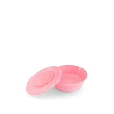 Abbildung von Twistshake Versiegelt Kinder Schüssel mit Deckel, Esslernschale PP und Silikon, Geshirr zum Babynahrung, Babyfütterung Geschirr, BPA Frei, ab 6 Monaten, Pastellrosa