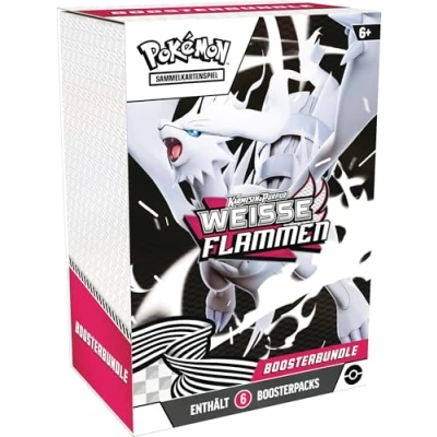 Abbildung von Pokémon Sammelkartenspiel: Boosterbundle Karmesin &amp; Purpur Weiße Flammen (6 Boosterpacks)