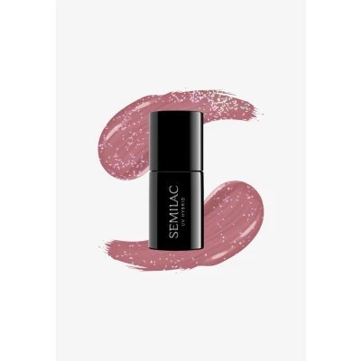 Abbildung von Semilac UV GEL Polish Nagellack, Größe: 7 ml, Shimmer dust caramel