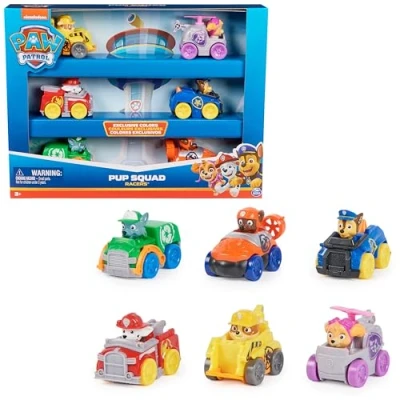 Abbildung von PAW PATROL Pup Squad Racers 6 teiliges Fahrzeug Geschenkset, geeignet für Kinder ab 3 Jahren