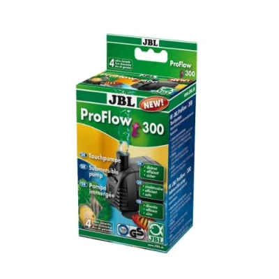 Abbildung von JBL 6058000 ProFlow t300 60580 Tauchpumpe mit 80 300 l/h zur Umwälzung von Wasser in Aquarien und Aquaterrarien