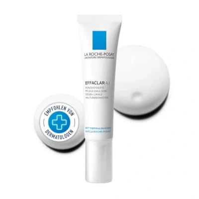 Abbildung von La Roche Posay Effaclar A.I., Konzentrierte Emulsion gegen lokale Hautunreinheiten, Tagescreme bei Akne, Gesichtspflege unreine Haut, Pickelcreme, 15 ml