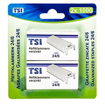 Abbildung von TSI 49028 Heftklammern 24/6, 2x 1000er Packung