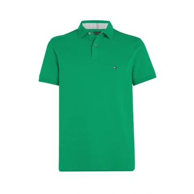 Abbildung von Tommy Hilfiger Regular Poloshirt, Herren, Größe: Small, Olympic green