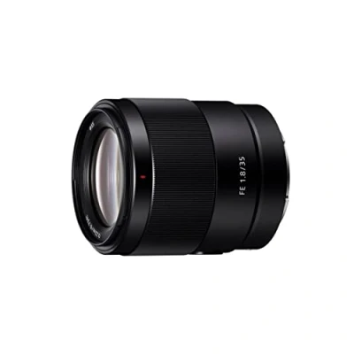 Abbildung von Sony SEL 35F18F Weitwinkel Objektiv (Festbrennweite, 35 mm, F1.8, Vollformat, geeignet für A7, ZV E10, A6000 und Nex Serien, E Mount) schwarz