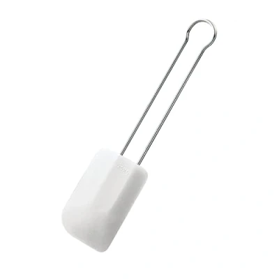 Abbildung von RÖSLE Teigschaber, Hochwertiger Teigspachtel als Back und Kochhelfer, strapazierfähiges Silikon, 30C bis +200C, weiß, extra groß, 32 cm, Edelstahl 18/10, spülmaschinengeeignet, Multicolor