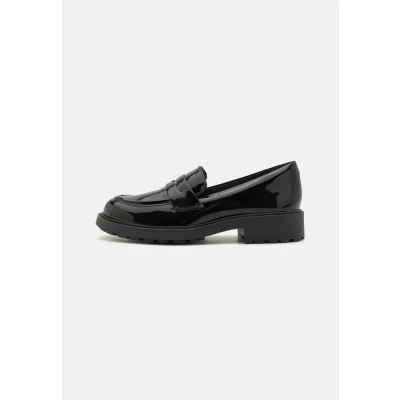 Abbildung von Clarks Orinoco Penny Slipper, Damen, Größe: 42, Black Leder