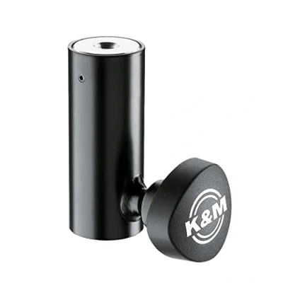 Abbildung von K&amp;M 24528 Reduzierflansch Schwarz Stahl Adapter für Lautsprecher Systeme 3,5 cm Durchmesser mit Gewindebuchse M10