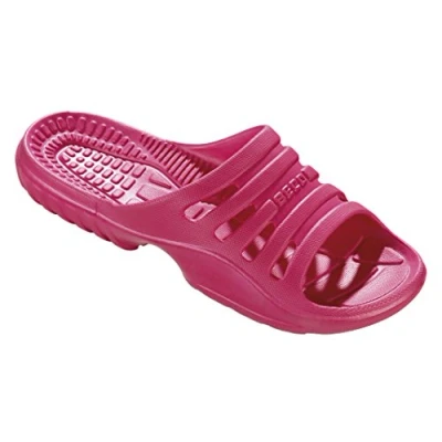 Abbildung von Beco Badeschuhe Damen leichte Eva Badesandalen mit komfortablem Fußbett, Aquaschuhe ideal für Schwimmbad oder Strand in Pink, Größe: 39