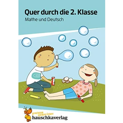 Abbildung von Mathe und Deutsch 2. Klasse Übungsblock: Einmaleins, Lesen lernen, Rechtschreiben, spielerisch wiederholen inklusive Lösungen (Quer durch Übungshefte blöcke, Band 662)