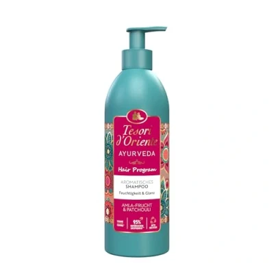 Abbildung von Tesori d&#039;Oriente Hair Program Shampoo &#039;Ayurveda&#039;, 250 ml, aromatisches Haarshampoo mit Amla Frucht und Patchouli, Feuchtigkeit &amp; Glanz für trockenes Haar, Wellness Ritual Körper Sinne
