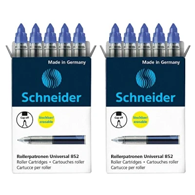 Abbildung von Schneider Rollerpatrone 852, M, königsblau, 5er Schachtel (10 Patronen (Königsblau))