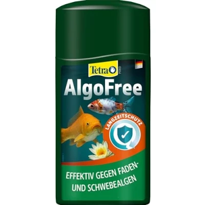 Abbildung von Tetra Pond AlgoFree Schwebealgen und Fadenalgenvernichter, bekämpft langfristig grünes Wasser im Gartenteich, 1 L