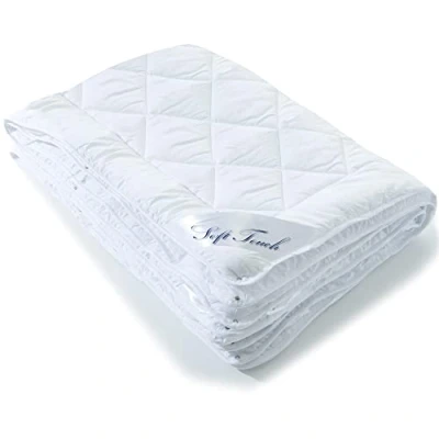 Abbildung von aqua textil 4 Jahreszeiten Bettdecke 200x240cm Decken zusammengeknöpft Winter 1450g Sommer 1100g klimaregulierend Oeko TEX