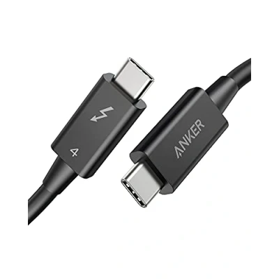 Abbildung von Anker Thunderbolt 4 Kabel 70cm lang, 8K Display/40 Gbps Datentransfer/100W USB C Ladekabel, kompatibel mit iPhone 16/15, MacBooks, iPad Pro, Hubs, Docks, Intel Zertifiziert