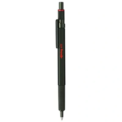 Abbildung von rOtring 600 Kugelschreiber mittlere Spitze Schwarze Tinte Grüner Schaft nachfüllbar