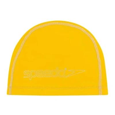 Abbildung von Speedo Unisex Kinder Junior Pace Cap Schwimmkappe, Gelb, Einheitsgröße