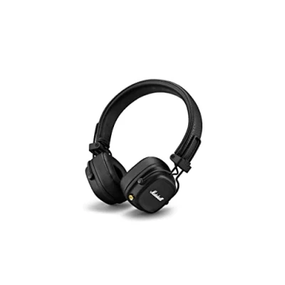 Abbildung von Marshall Major IV On Ear Bluetooth Kopfhörer, Kabelloser Ohrhörer, Faltbar, 80 Stunden kabellose Akkukapazität Schwarz