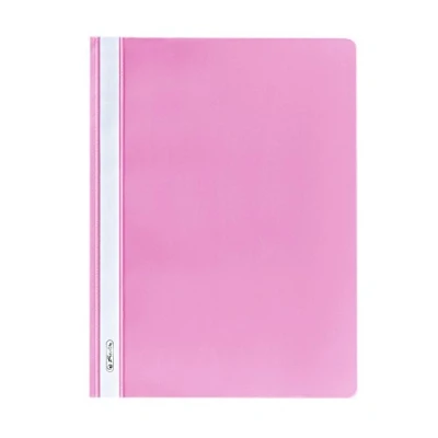 Abbildung von Herlitz Schnellhefter A4, Kunststoff, pink, 10 Stück