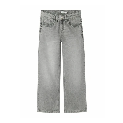 Abbildung von Name it NKF WIDE Flared Jeans für Kinder, Größe: 170, Light grey denim