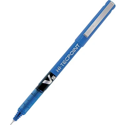 Abbildung von Pilot V5 Hi Tecpoint Tintenroller (Nadelspitze, Flüssigtinte) 12 Stück blau