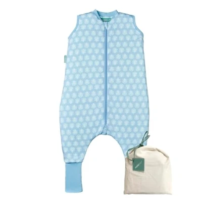 Abbildung von molis&amp;co Baby schlafsack mit Füßen und Socke Ideal für Frühling Herbst Babyschlafsack Beinen 1 tog 100% Baumwolle (Oeko TEX 100), Premium Qualität Lotus (60 cm)
