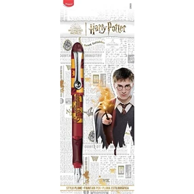 Abbildung von Maped Füllfederhalter mit irridiumer Spitze, hochwertig, gleichmäßiges Schreiben, weicher Griff, dreieckig, Harry Potter