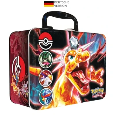 Abbildung von Pokémon Sammelkartenspiel: Sammelkoffer (Herbst 2023): Maskagato, Skelokrok und Bailonda (3 holografische Promokarten 6 Boosterpacks)