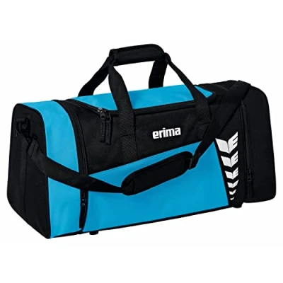 Abbildung von Erima Unisex Six Wings geräumige Sporttasche, Curacao/schwarz, L
