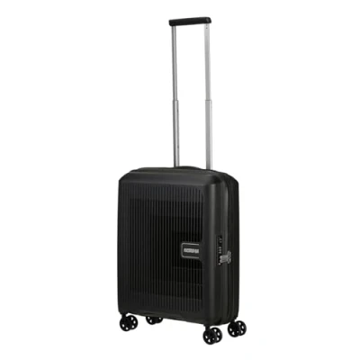 Abbildung von American Tourister Aerostep Spinner 55/20 Exp Tsa Black Koffer mit 4 Rollen