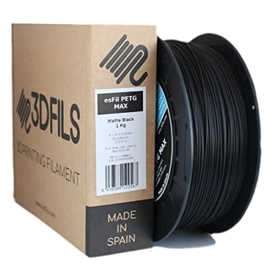 Abbildung von 3DFILS PETG Filament mattschwarz für 3D Druck (1,75 mm / 1 kg, mattschwarz)