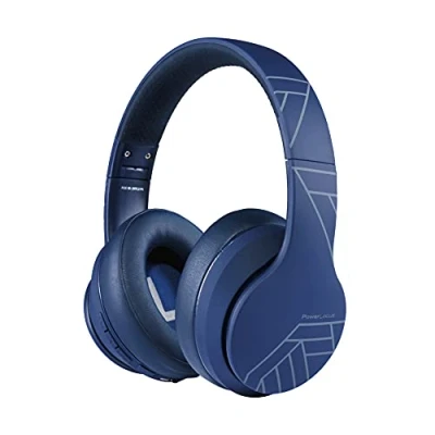 Abbildung von PowerLocus P6 Bluetooth Kopfhörer Over Ear, Ear Kabellos mit Super Bass, 40Std. Spielzeit,Mikrofon,Voice Assistant, Passiv Noise Cancelling für iPhone,Samsung,iPad,PC,Laptop,TV