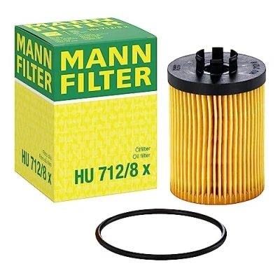 Abbildung von MANN FILTER HU 712/8 X Ölfilter Satz mit Dichtung / Dichtungssatz Für PKW