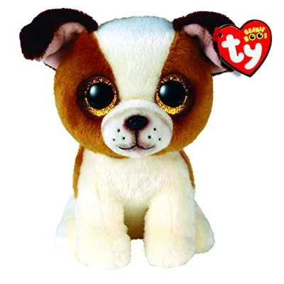 Abbildung von Ty Beanie Boos Boo Bulldogge Hugo 15 cm, Braun, 2009297