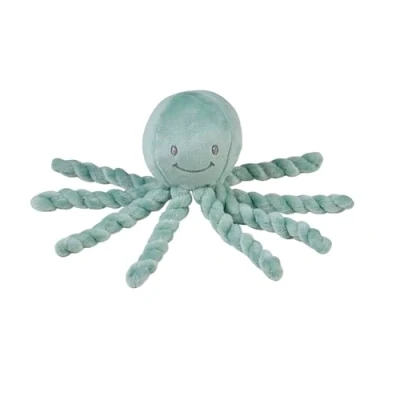 Abbildung von Nattou Cuddly Octopus LAPIDOU, 7,5 cm, Lapidou Copper Green