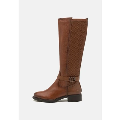 Abbildung von Tamaris Damen Langschaft Stiefel bequem; COGNAC, EU 37