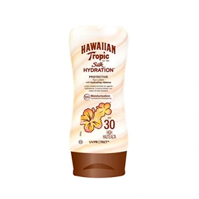 Abbildung von Hawaiian Tropic Silk Hydration Protective Sun Lotion Sonnencreme LSF 30, 180 ml, 1er Pack
