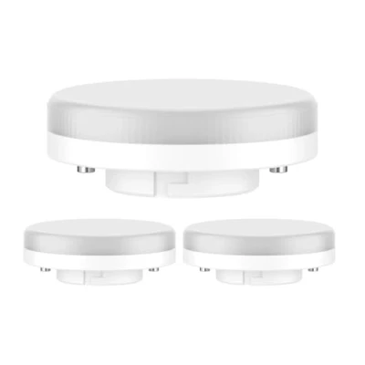 Abbildung von ledscom.de 3 Stück GX53 LED Leuchtmittel, warmweiß (2700 K), 6,2 W, 509lm, 97, matt