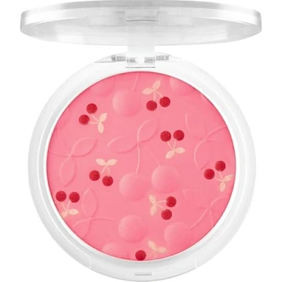 Abbildung von essence SO CHERRY happy blushlighter, Rouge, Nr. 01, Pink, schimmernd, vegan, ölfrei, ohne Parfüm, Alkohol, 1er Pack (8.5g)