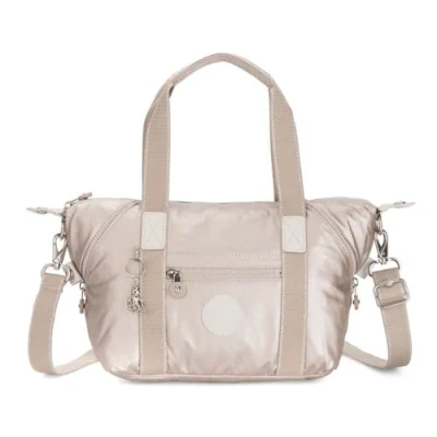Abbildung von Kipling ART MINI Kleine Handtasche, Schultertaschen, Metallic Glow (Silber)