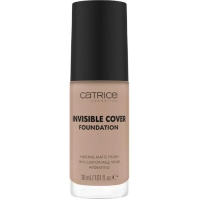 Abbildung von Catrice Invisible Cover Foundation, Nr. 022C, Nude, feuchtigkeitsspendend, langanhaltend, natürlich, für trockene Haut, vegan, ölfrei, ohne Parabene, Mikroplastikpartikel, 1er Pack (30ml)