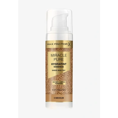 Abbildung von Max Factor Miracle Pure Hydratint Essence, feuchtigkeitsspendendes Make up mit leichter Deckkraft, 71% wasserbasiert, Mikro Kapsel Pigmenten, 30 ml, Fb. 5 Medium