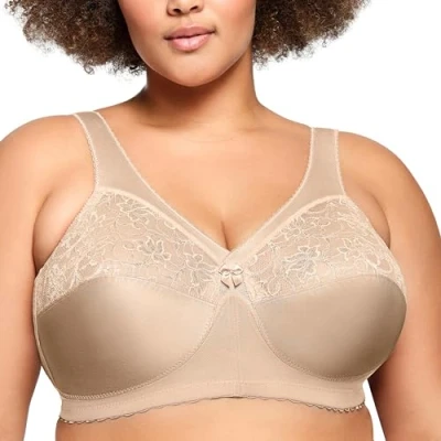 Abbildung von Glamorise Magic Lift Soft Cup, Übergröße, mit Schulter Komfort,Haut,105B