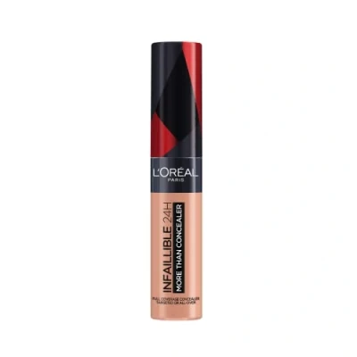 Abbildung von L&#039;Oréal Paris Concealer zum Abdecken und Auffrischen, Für ein deckendes Finish bis zu 16H Halt, Infaillible More Than Concealer, Farbe: 329 Cashew, 11 ml